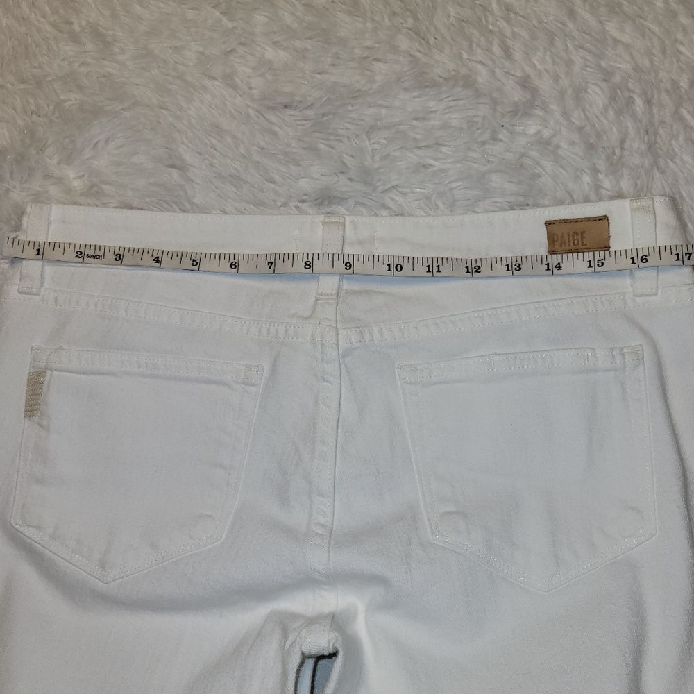 PAIGE white Kylie Crop jeans - Picture 6 of 9
